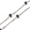 304 Stainless Steel Cable Chain Necklaces NJEW-JN03629-4