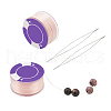  2 Rolls Special Coated Polyester Beading Threads OCOR-NB0002-06H-7