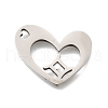 201 Stainless Steel Pendants STAS-A116-01P-03-1