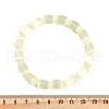 Dyed Natural Selenite Column Beaded Stretch Bracelets for Women BJEW-I312-05C-5
