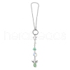 Angel Butterfly Glass Pendants Decirationgs HJEW-JM01936-4