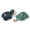 Natural Agate Pendants G-R459-008-3
