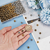 ARRICRAFT 300Pcs 3 Colors Tibetan Style Alloy Beads FIND-AR0004-78-3