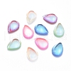 Transparent K9 Glass Cabochons GGLA-L029-05D-M02-1