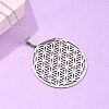 Non-Tarnish 201 Stainless Steel Pendant Necklaces NJEW-S105-JN624-45-1-4