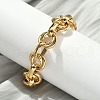 304 Stainless Steel Rolo Chain Bracelets for Women BJEW-S176-01G-A-2