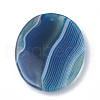 Dyed Natural Striped Agate/Banded Agate Pendants G-S280-03-3