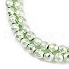 Baking Paint Electroplated Synthetic Non-magnetic Hematite Beads Strands G-H072-A01-01D-3