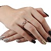 Heart & Infinity Alloy with Crystal Rhinestone Finger Rings for Women FS-WG07318-12-3
