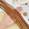 DICOSMETIC 10Pcs Flat PU Leather Cord WL-DC0001-02D-3