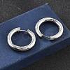 201 Stainless Steel Hoop Earrings EJEW-P304-13A-P-2