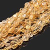 Natural Citrine Nuggets Beads Strands X-G-J335-27-1