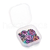 14Pcs 7 Style Chakra Theme Ion Plating(IP) 201 Stainless Steel Charms STAS-LS0001-70MC-7