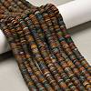 Natural Ocean Jasper Beads Strands G-P575-B47-6x1mm-1