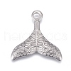 Non-Tarnish 304 Stainless Steel Charms STAS-F249-15P-01-1