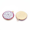 Alloy Enamel Pendants ENAM-S126-121-01-2