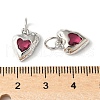 Brass Micro Pave Cubic Zirconia Pendants KK-U067-10P-02-3