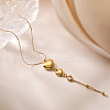 Stainless Steel Tassel Pendant Necklaces for Women PW-WG25FB6-02-2