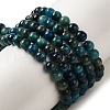 Dyed Natural Tiger Eye Beads Strands G-G102-A02-01-1