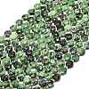 Natural Ruby in Zoisite Beads Strands G-C116-A68-02-2