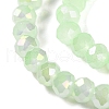 Baking Electroplate Glass Beads Strands DGLA-A039-J6MM-B17-3