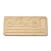 Rectangle Bamboo Bracelet Design Boards X1-AJEW-D057-01-1