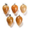 Natural Topaz Jade Pendants G-M424-02P-02-1