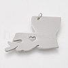 Tarnish Resistant 201 Stainless Steel Pendants STAS-T038-68-2