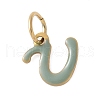 304 Stainless Steel Enamel Charms STAS-G353-01G-U-1