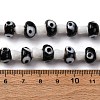Handmade Evil Eye Lampwork Beads Strands LAMP-S069-01A-02-2