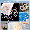 ARRICRAFT 180pcs 24 Style Frosted Acrylic Beads TACR-AR0001-23-6