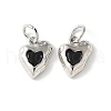 Brass Micro Pave Cubic Zirconia Pendants KK-U067-09P-2