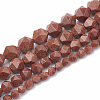 Synthetic Goldstone Beads Strands G-S332-8mm-001-2