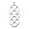 Non-Tarnish 304 Stainless Steel Pendants STAS-D036-08P-1