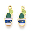 304 Stainless Steel Enamel Charms STAS-T065-62G-01-1