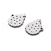 201 Stainless Steel Charms STAS-V001-01-2