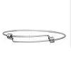 Tarnish Resistant Adjustable 316 Surgical Stainless Steel Expandable Bangle Making MAK-M188-05-1