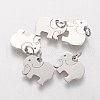 Tarnish Resistant 304 Stainless Steel Pendants STAS-Q201-T463S-1