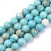 Natural Howlite Beads Strands X-G-L555-02-6mm-13