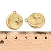 304 Stainless Steel Crystal Rhinestone Pendant STAS-U047-25G-3