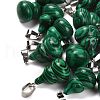 Synthetic Malachite Pendants G-B127-03P-07-1