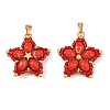 Handmade Glass Seed Beaded & Synthetic Dyed Imperial Jasper Beads Pendants PALLOY-MZ00751-05-1