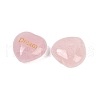 9Pcs Natural Rose Quartz Display Decorations G-G202-05-3