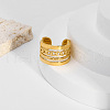 Stylish Stainless Steel Open Cuff Ring with Multi-layer Chain Design for Women BH4692-3