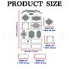 Stainless Steel Metal Stencils DIY-WH0242-266-2