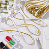 Polyester Cord for Quilt Set with Pillow Trim OCOR-WH0091-73A-4