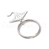 Ocean Theme 304 Stainless Steel Keychains KEYC-JKC01213-6