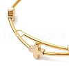 2Pcs Brass Tube Bangles for Women BJEW-JB11902-5