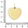 304 Stainless Steel Stamping Blank Tag Pendants STAS-Z126-02G-02-3