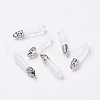 Natural Quartz Crystal Pointed Pendants X-G-P309-06-1